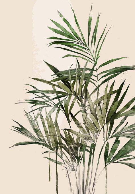 Illustration Botanical, Tropical Illustration, Flowers Tropical, Plant Wallpaper, Trendy Flowers, Beauty Standards, Botanical Drawings, Plant Illustration, Mural Wall Art