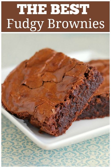 Tartine Brownies - the best brownie recipe from the famous Tartine bakery! They are fudgy with perfect crackly tops. Best Fudgy Brownie Recipe, Fudge Brownie Recipe, Fudgy Brownie Recipe, Brownie Frosting, Fudge Recipes Chocolate, Fudge Brownie, Delicious Brownies, Brownie Recipe, Chocolate Dessert Recipes