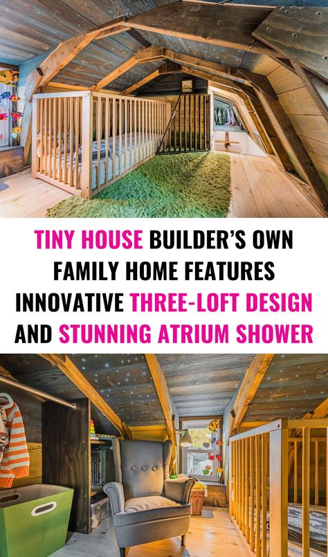 Gambrel Tiny House, Tiny House Family Compound, Free Tiny House Plans, Tiny House For Family Of 6, Tiny House For Family Of 4, Tiny Homes For Families, Tiny House Family Of 4, Tiny House For Big Family, Family Tiny House