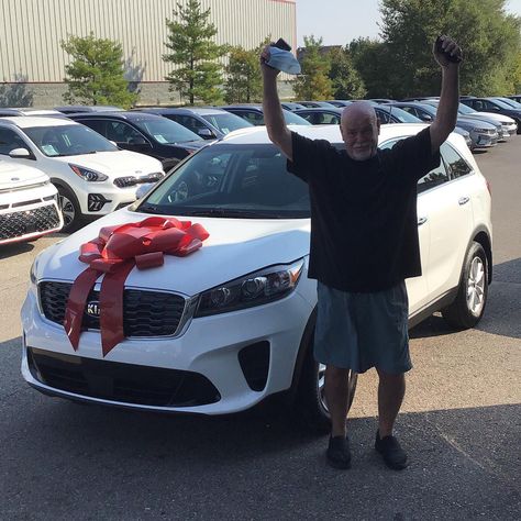 Congratulations Coach Randy on your New Kia Sorento and for making the short drive from Olathe to Lawrence Kia! Benny Cohen. Cello Photo, Trucks For Sell, Old Man Pictures, Truck Delivery, Car Packing, Lisa Kelly, Man Pictures, Deni Denials, Car Delivery