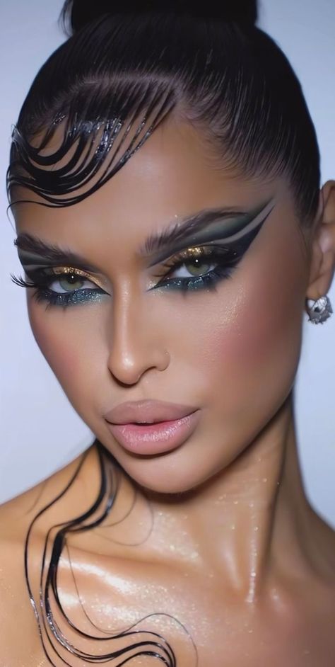 High Fashion Makeup Editorial, Ballroom Makeup, Burlesque Makeup, Catwalk Makeup, Rouge Makeup, Competition Makeup, Eye Makeup Guide, Fashion Show Makeup, Show Makeup