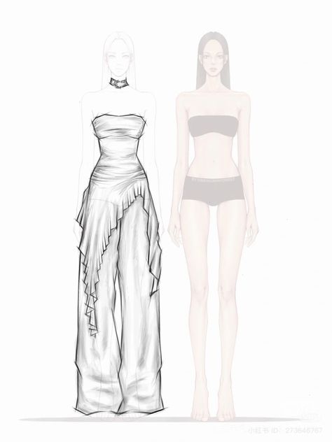 Fashion Sketch Croquis, Fashion Sketches Body Models, How To Design Outfits, Fashion Desinger Drawing Outfits, Design Clothes Drawing, Draw Fashion Design, Costume Design Template, Body Base For Fashion Design, How To Draw Tight Clothing