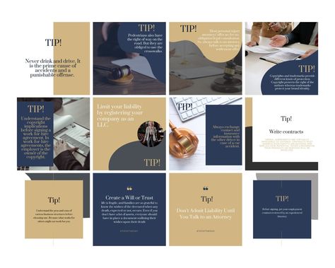 #Law_Instagram_Feed #Lawyer_Social_Media_Design #Professional_Instagram_Feed #Instagram_Format Law Instagram Feed, Lawyer Instagram Feed, Office Marketing, Free Social Media Templates, Website Design Inspiration Layout, Instagram Branding Design, Work For Hire, Social Medi, Types Of Social Media