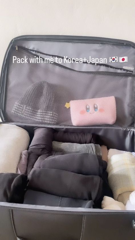 Pack with me to go to Korea+Japan Pt.3 🇰🇷🇯🇵 Other essentials edition 💴 Off I go soon 👋 #winterclothing #korea #japan #koreantravel #japa… | Instagram Travel Essentials For Japan, Minimalist Packing, Pack With Me, Korea Trip, Tokyo Japan Travel, Packing Essentials, Packing Clothes, Japan Trip, Korea Travel