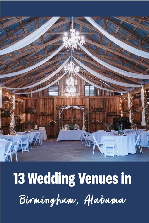 Birmingham Alabama Wedding Venues, Lake Wedding Ceremony, Free Wedding Venues, Stables Wedding, Alabama Wedding Venues, Jersey Shore Wedding, Indoor Wedding Receptions, Wedding Venues Indoor, Smallest Wedding Venue