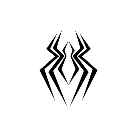 Spiderman Outfits Drawing, Different Spiderman Logos, Spiderman Logo Design, Spiderman Logo Ideas, Spidersona Logo Ideas, Spiderman Symbol Ideas, Spider Symbol Art, Spidersona Spider Logo, Spidersona Logo