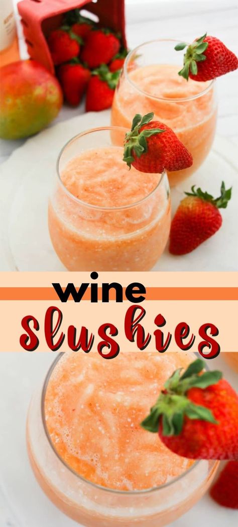 Fruit Cups For Party, Wine Slushies, Weight Watcher Smoothies, Best Mixed Drinks, Peach Wine, Barolo Wine, Wine Slushie, Napa Wineries, Non Alcoholic Wine