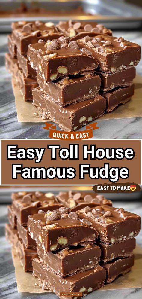 You can't beat the original. Satisfy your chocolate craving with some Toll House Famous Fudge. Toll House Famous Fudge Recipe, Toll House Fudge Recipe, Toll House Famous Fudge, Famous Fudge, Butterscotch Fudge, Best Fudge Recipe, Chocolate Walnut Fudge, Homemade Fudge Recipes, Fudge Ingredients