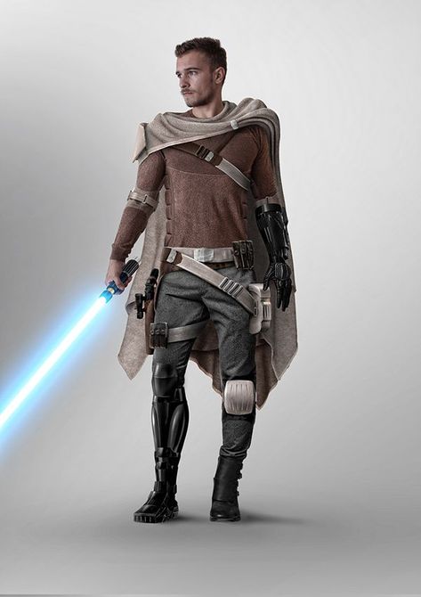 Ekko League Of Legends, Jedi Armor, Jedi Outfit, Jedi Cosplay, Jedi Costume, Grey Jedi, Mara Jade, Star Wars Character, Star Wars Fashion