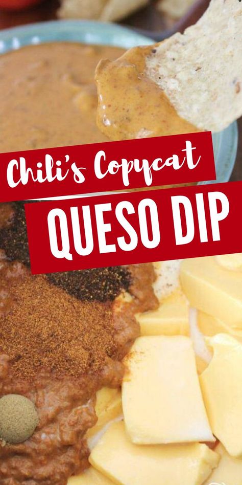 Chilis Queso Copycat Recipe! Easy Dip or Party Appetizer Recipe for Football Parties, Game Day Snacks, or the Super Bowl! This Slow Cooker Queso is perfect for the Holidays and game days! A Crowd Favorite! #passion4savings #queso #party #recipes #dip #snacks #appetizers Chilis Queso, Copycat Queso, Dip Snacks, Slow Cooker Queso, Party Dip Recipes, Football Parties, Easy Dip, Queso Recipe, Bowl Party Food