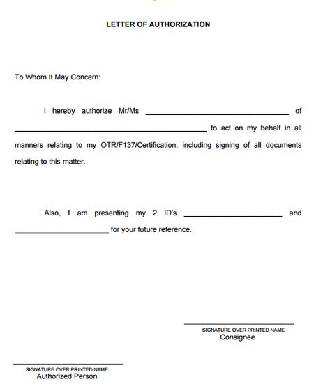 5+ Authorization Letter Samples To Act on Behalf - Word Excel Templates Consent Letter Sample, Consent Letter, Authorization Letter, Letter Format Sample, Biodata Format, Sight Words List, Biomechanical Tattoo, Finger Plays, Letter Example