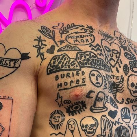 Mr Preston tattooer on Instagram: "Got to see this healed today. First person to say looks like a chipotle bag wins a prize. Thanks Will. #healed" Chipotle Bag Tattoo, Mr Preston Tattoo, Preston Tattoo, Bag Tattoo, Preston, Healing, Collage, Tattoos, Pins