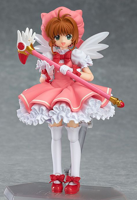 figma Sakura Kinomoto Sakura Cosplay, Sakura Card Captor, Sakura Kinomoto, Maid Sama, Shugo Chara, Sakura Card, Card Captor, Anime Figurines, Figure Poses