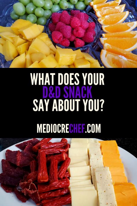 fruit tray and meat and cheese tray Dnd Snacks Easy, Dungeons And Dragons Food Ideas, Dungeons And Dragons Snacks, D&d Snacks, Dungeons And Dragons Recipes, Dnd Party Food, Dnd Snack Ideas, Dnd Themed Snacks, Dungeons And Dragons Food