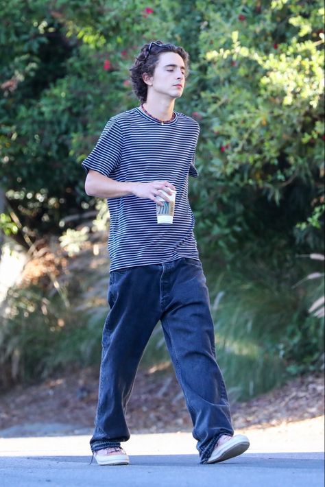 Starbucks Photo, Coffee From Starbucks, Call Me By Your Name, Timmy T, The Perfect Guy, October 15, Men Fashion Casual Outfits, Just Jared, Timothee Chalamet