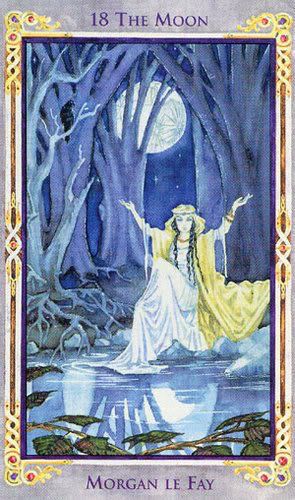 Morgan Le Fay Goddess, Morgan Le Fey, Morgana Le Fay, Morgan Le Fay, The Moon Tarot Card, Roi Arthur, Arthurian Legend, The Moon Tarot, Major Arcana Cards