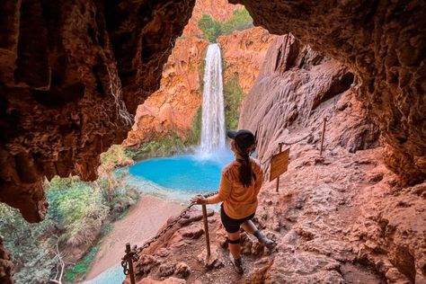 Best Time to Visit Havasu Falls: Our Top Pick   When to AVOID November Sunset, Night Meaning, Emergency Response Team, Havasu Falls, Lake Havasu, Perfect Weather, Backpacking Travel, Top Pick, Time Of The Year