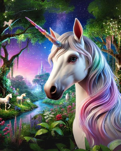 Easy Unicorn Painting, Art Party Decorations, Dolphin Images, Unicorn Artwork, Unicorn Painting, Beautiful Tattoos For Women, Mythical Creatures Fantasy, Unicorn Pictures, Animal Portraits Art