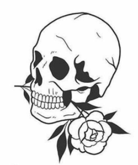 Rose In Mouth Tattoo, Skull With Rose In Mouth, Rose In Mouth, Mouth Tattoo, Tattoo Catalog, Skull Sketch, Mouth Drawing, Skeleton Tattoos, Lips Drawing