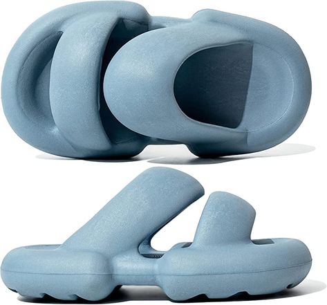 Amazon.com | ASONGMAKE Funny Bubble Slides PengPeng Slides for Adult | Bigbig Pillow Slippers for Women and Men | Gym Shoes Soft Non-Slip | Ultra Cushion | Thick Sole Slides for Indoor & Outdoor | Slippers Spring Foam Slides With Non-slip Design, Modern Slip-on Slides With Rubber Sole, Sports Slides With Cushioned Footbed And Low-top, Comfortable Foam Slides With Non-slip Design, Bubble Shoes, Modern Slippers With Removable Insole, Slide Shape, Pillow Slippers, Funny Bubbles, Foam Shoes