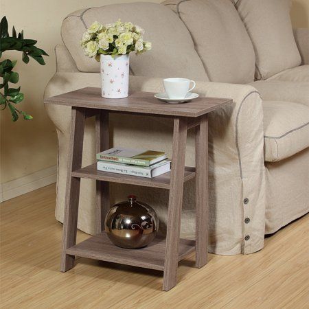 Rustic Side Table, Прикроватные Тумбочки, Reading Nooks, Grey Furniture, Chair Side Table, Living Room End Tables, Wood End Tables, Online Furniture Shopping, End Tables With Storage