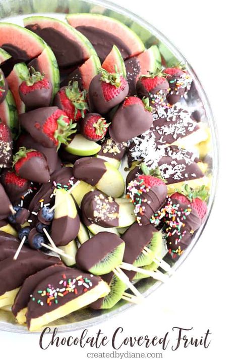 Pandas, Essen, Chocolate Covered Watermelon, Chocolate Cover Fruit, Chocolate Covered Kiwi, Chocolate Dipped Fruit Platter, Chocolate Cover Fruit Ideas, Chocolate Covered Fruit Platter, Chocolate Covered Fruit Ideas