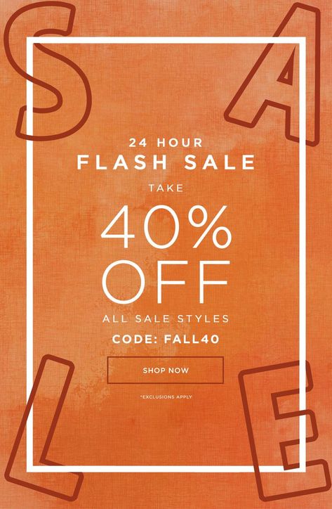 Fall Marketing Campaigns, Fall Sale Graphic, Fall Email Marketing, Flash Sale Email Design, End Of Season Sale Creative, Thanksgiving Email Design, Sale Campaign Design, Fall Email Design, Sale Promotion Design