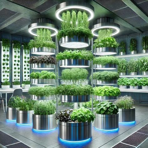 Herbs To Grow At Home, Hydroponic Gardening System, Best Herbs To Grow, Herbs To Grow, Hydroponic Systems, Meditation Garden, Vertical Farming, Smart Garden, Edible Landscaping