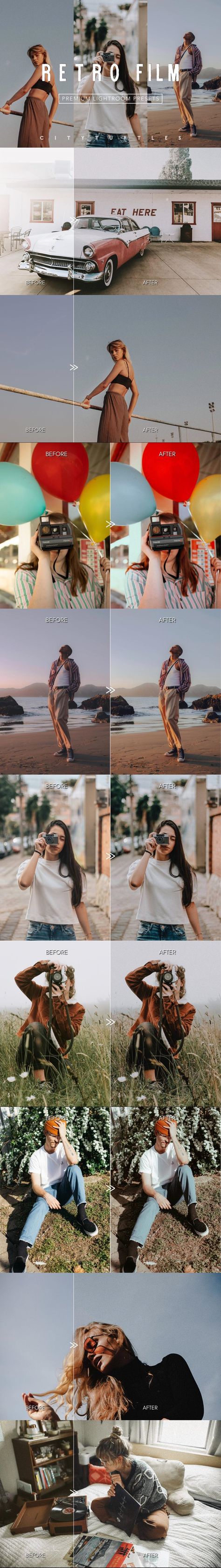 RETRO FILM Lightroom Presets Pack #lightroom6 #lightroompreset #LightroomPresets #vibrantpreset #lightroompresets #bloggermobilepreset #influencerpresets #white #portraitpreset #light #blogphotographyediting #retro #AdobePhotoshopLightroom #presets #lightroom4 #lightroompreset #Lightroom #look #fashionpresets Film Preset, Drive Logo, Rich Aesthetic, Photoshop Video, Free Photoshop Actions, Retro Film, Lightroom Filters, Photography Help, Free Presets