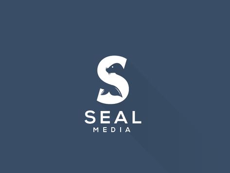 Seal Media by arthean Logos, Designer Typography, Logo Design Negative Space, Space Logo, Negative Space Logos, Logo Identity, Design Identity, Album Foto, Lion Logo