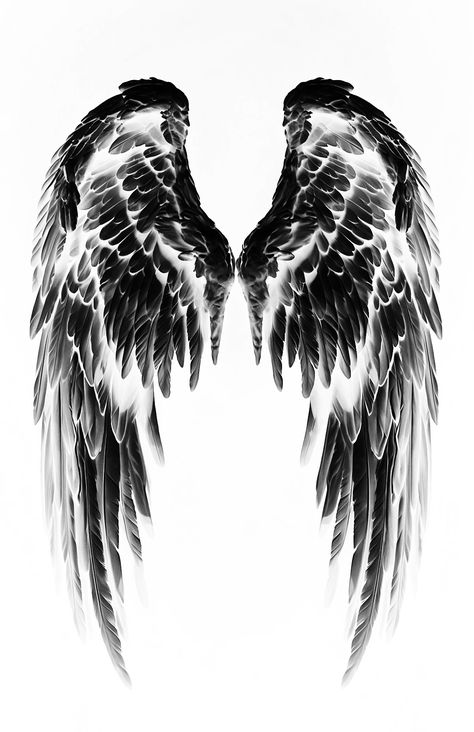 Black Wings Tattoo On Back, Burning Wings Tattoo, Black Wing Tattoo, Evil Angel Wings Tattoo, Wing Tattoo Designs For Women Back, Cute Couple Tattoo Ideas, Cute Couple Tattoo, Wings Back Tattoo, Wings Tattoo Design