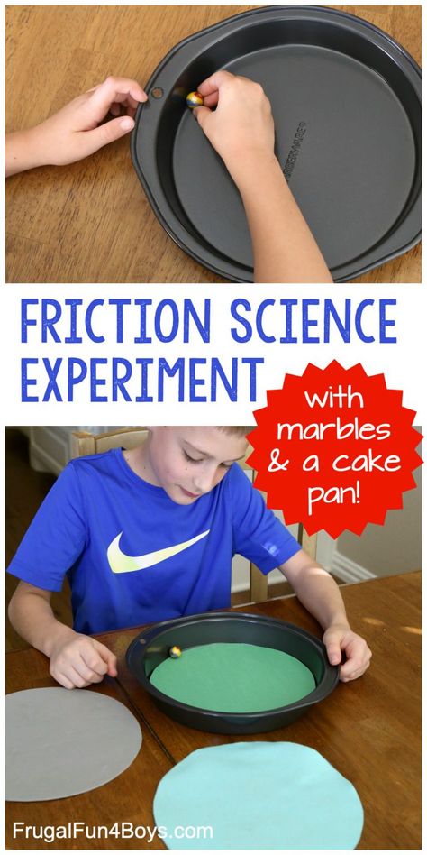 Friction Activities, Rainbow Jar, Motion Activities, Forces And Motion, Grade 3 Science, Playdough To Plato, Science Experiment For Kids, Experiment For Kids, Boys Cake