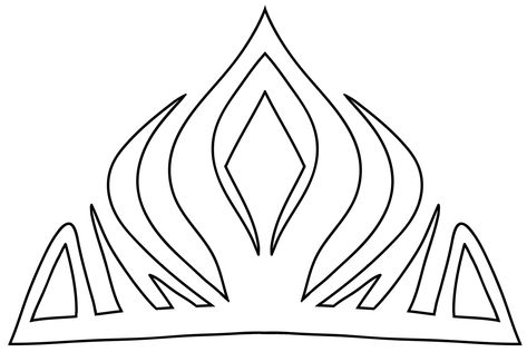 Elsa Crown Downloadable Template Paper Crown Template Cricut, Elsa Printable, Ballerina Craft, Elsa Crown, Frozen Crown, Crown Printable, Crown Silhouette, Frozen Bday Party, Crown Template