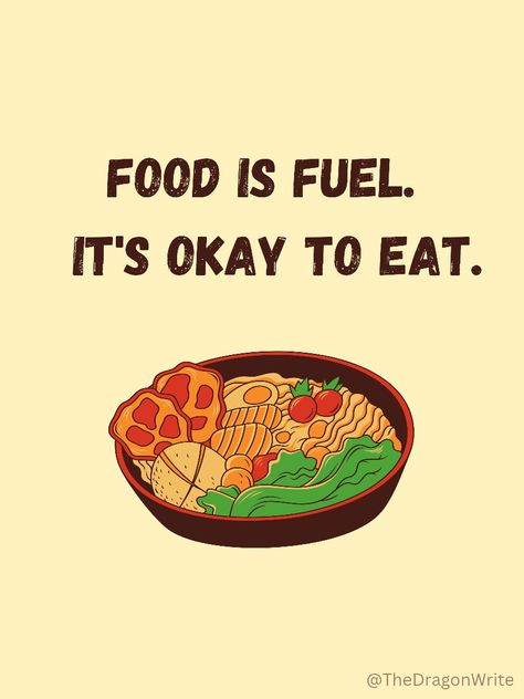 Treat yourself 🫶 Eating Reminders, Food Is Fuel, Healthy Mind, Its Okay, Healthy Eating, Nutrition, Health