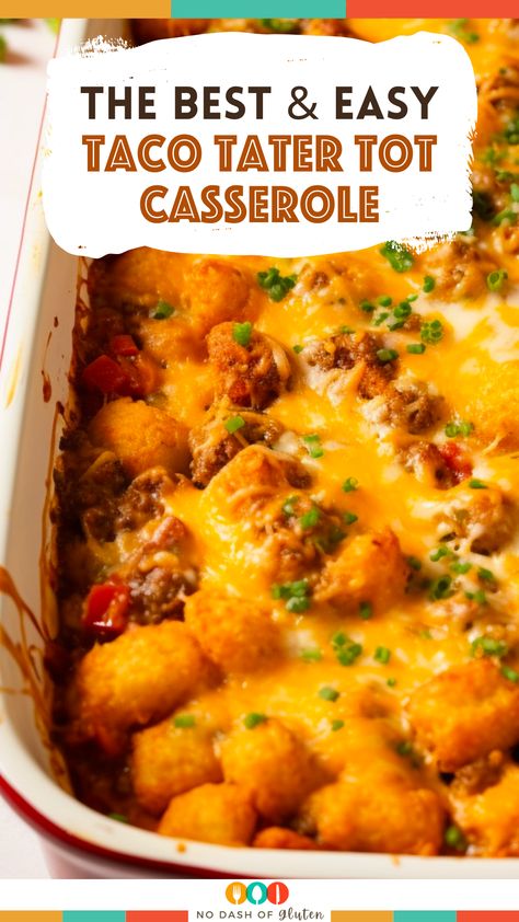 Best Tater Tot Casserole, Mexican Tater Tot Casserole, Easy Tater Tot Casserole, Tater Tot Hotdish, Easy Tater Tots, Tater Tot Casserole Recipe, Beef Mushroom, Tater Tot Recipes, Tater Tot Casserole Recipes