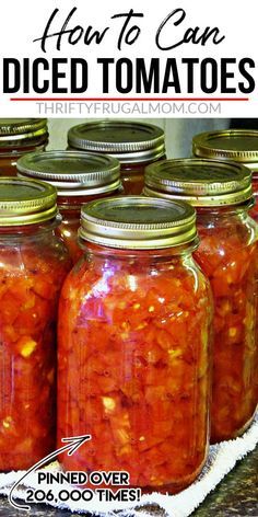 Can Tomatoes, Canning Tomatoes Recipes, Easy Canning, Canning Crushed Tomatoes, Canning Fruit, Canning Whole Tomatoes, Home Canning Recipes, Canning Vegetables, Canning Food Preservation