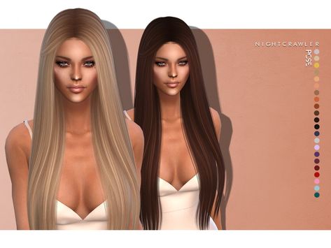 Nightcrawler Sims' Nightcrawler-Pose (HAIR) Sims 4 Hair Male, Alpha Cc, Sims 4 Tsr, Die Sims 4, Mod Hair, Sims 4 Download, Pelo Sims, Toddler Hairstyles Girl, Sims 4 Dresses