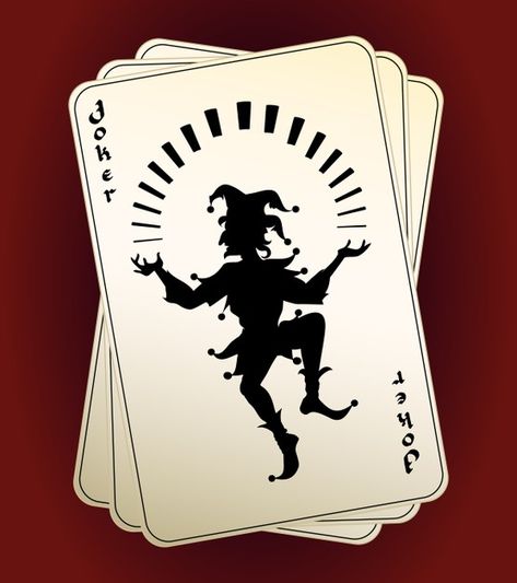 Joker Silhouette, Joker Stencil, Joker Card Tattoo, Joker Playing Card, Joker Tattoo, Joker Card, Silhouette Cards, Gambling Tattoo, Card Tattoo