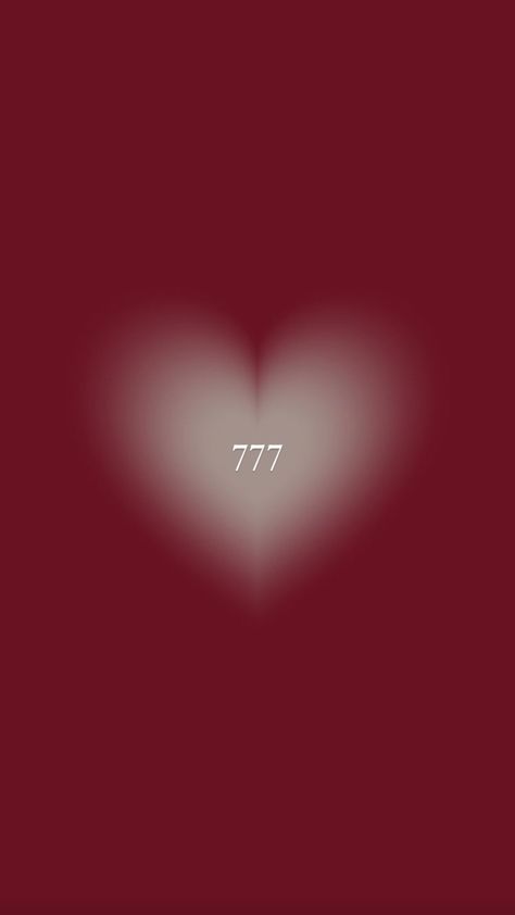 777 Heart Wallpaper, Red Angel Number Wallpaper, Red Angel Numbers Aesthetic, Red 777 Wallpaper, 777 3d Wallpaper, 777 Lockscreen, 777 Widget, 7 Number Wallpaper, 777 Background