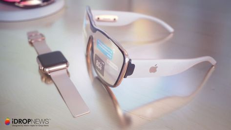 Stylish Apple Glasses concept imagines the AR future | Cult of Mac Apple Glasses, Wearable Computer, Apple Rings, Google Glass, Virtual Reality Glasses, Vr Glasses, Smart Glasses, Apple New, Iphone 10