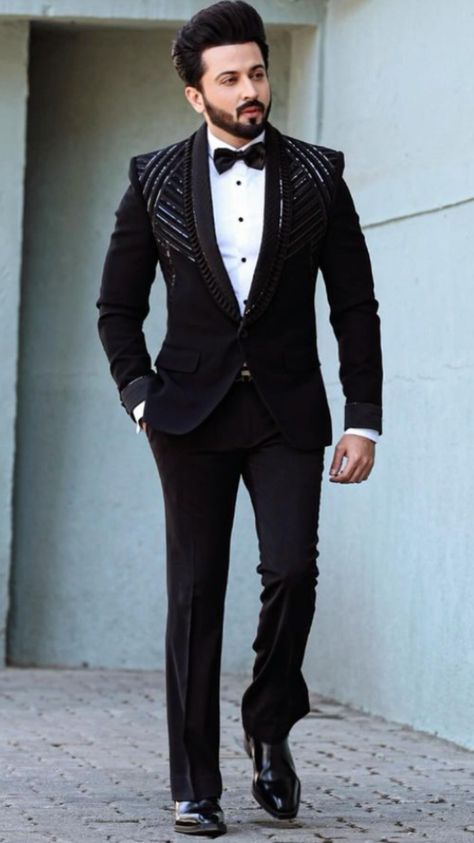 Black Tuxedo For Men Classy, All Black Suit Men Wedding, Mens Ethnic Wear Wedding, Jodhpuri Suits For Men Wedding Royal, Reception Dress For Men, Reception Suits, Indo Western For Men, Suit For Men Wedding, Mens Tuxedo