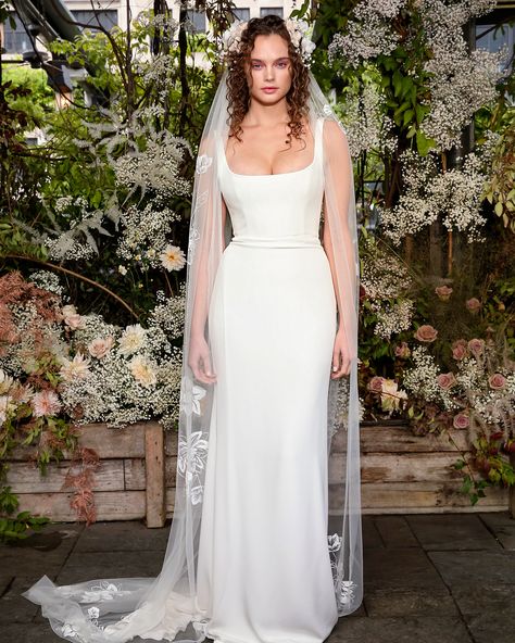 Alexandra Grecco Alexandra Grecco Bridal, Looks Hippie, Alexandra Grecco, Dresses Fall, Wedding Dresses With Straps, White Wedding Dress, Wedding Aesthetic, Cloud Nine, Bridal Fashion Week