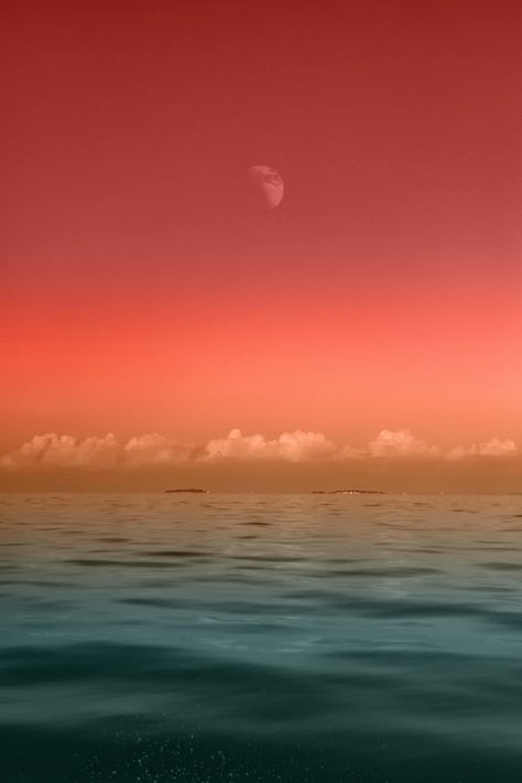 seascape photography of sea under half-moon photo – Free Sky Image on Unsplash Ocean Waves Photography, Ocean Images, Sea Pictures, Waves Photography, Time Lapse Photography, Seascape Photography, Ocean Pictures, Sky Pictures, Ocean Wallpaper