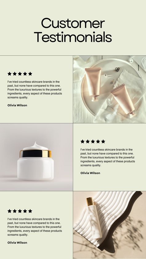 Beige Minimalist Customer Testimonials Instagram Story Canva Template #customer #testimonial #reviews #product #instagram #story #shop #store #brand Product Reviews Template, Sneak Peek Graphic, Instagram Story Ideas Creative Product, Health Instagram Stories, Customer Review Post Design, Instagram Story Ideas Product, Hotel Stories Instagram, Testimonial Email Design, Review Story Instagram