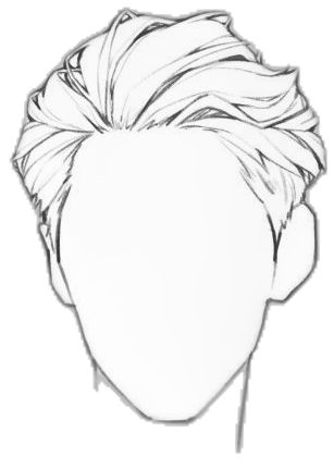 Hairstyle Drawings Male, Old Man Hairstyles Drawing, Ponytail Drawing Reference Side View, Mens Sketches Illustration, Male Hairstyles Drawing Front View, Men Face Shape Drawing, Male Hairstyles Sketch, Anime Man Hair Reference, Slick Back Hair Men Drawing