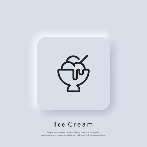 Sundae Vanilla, Ice Cream Icon, Chocolate Vector, Frozen Yogurt Ice Cream, Ice Logo, Healthy Logo, Coffee Shop Logo Design, Ice Cream Logo, Ice Cream Business