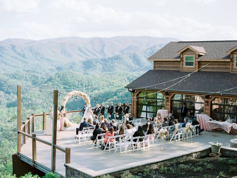 Wedding Venues In Tennessee, Mountain View Weddings, Gatlinburg Weddings, Destination Wedding Cost, Tennessee Wedding Venues, Smoky Mountain Wedding, Magnolia Wedding, Mountain Top Wedding, Cabin Wedding