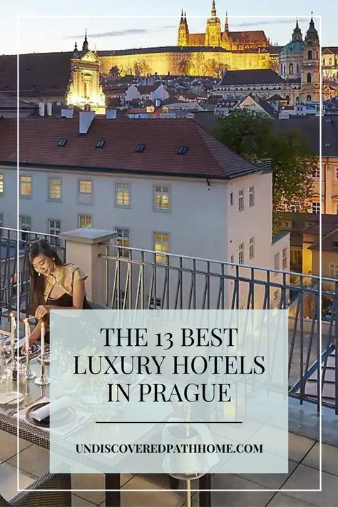 A woman sits on the patio at The Mandarin Oriental, one of the best luxury hotels in Prague. Prague Hotels Old Town, Prague Winter, Prague Christmas Market, Prague Christmas, Prague Old Town, Prague Hotels, Prague Travel, Vacation Hotel, Prague Czech Republic