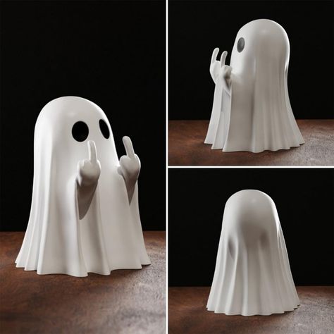 PRICES MAY VARY. Halloween Ghost Dog Walking Decoration: The Ghost Walking Dog Statue features an adorable ghost dog, meticulously handcrafted with attention to detail. Its blend of cuteness and spookiness makes it a delightful addition to any Halloween-themed decor, perfect for rustic, farmhouse, or cottage-style spaces, bookshelves, and displays. High-Quality Materials: Available in four sizes, this ghost dog statue is made from durable resin, ensuring it is both sturdy and resistant to wear. Cute Clay Ghost, Ghost Halloween Decorations, Ghost Walking Dog, Garden Corridor, Dog Pumpkin, Air Clay, Halloween Clay, Walking Dog, Escape Room Game