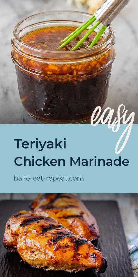 Marinade For Chicken Stirfry, Hawaiian Teriyaki Chicken Marinade, Easy Teriyaki Chicken Marinade, Teriyaki Chicken Marinade Recipe, Pineapple Teriyaki Chicken Marinade, Japanese Chicken Marinade, Asian Chicken Marinade Recipes, Chinese Marinade For Chicken, Chicken Marinade Teriyaki